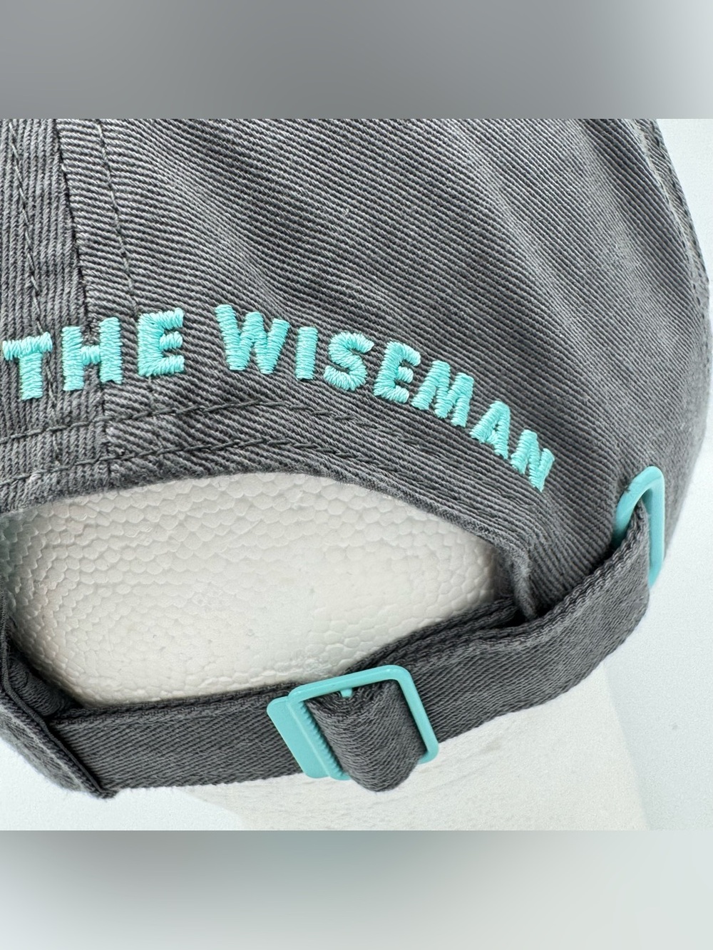 Dutch Bros Gray Cheers To The Wiseman Hat Cap Adjustable Strap One Size - Picture 8 of 13